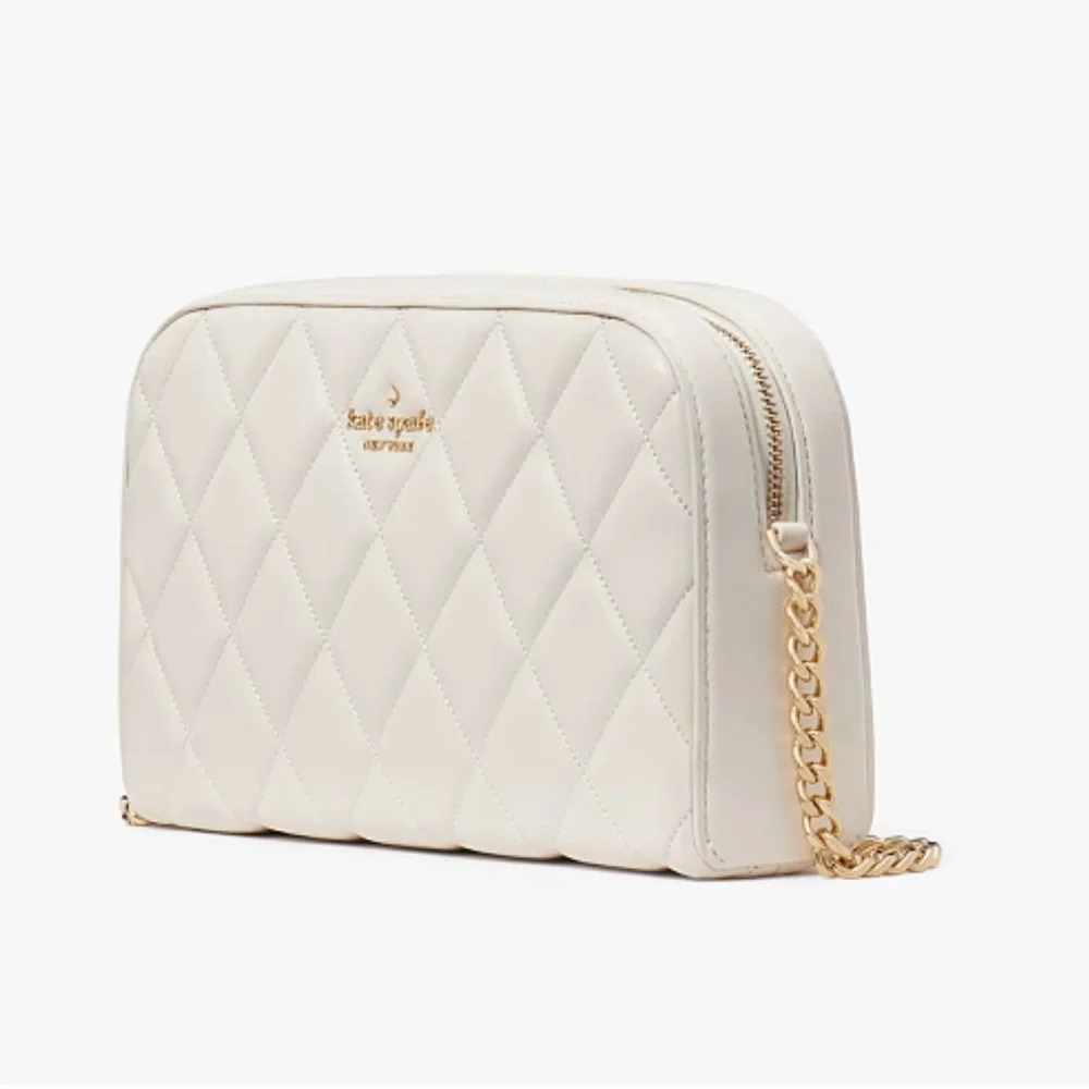 Kate Spade Carey Smooth Quilted Leather Mini‎ Camera Bag (TXABIN)